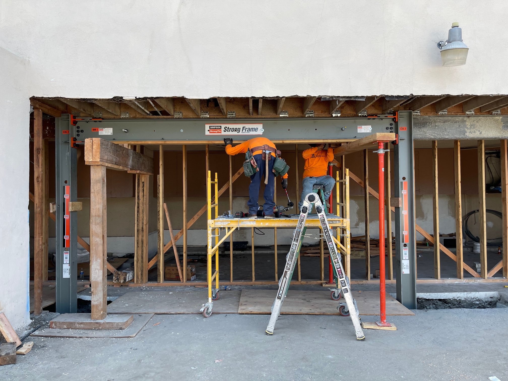 Stunning Transition Detailing For Seismic Retrofit image
